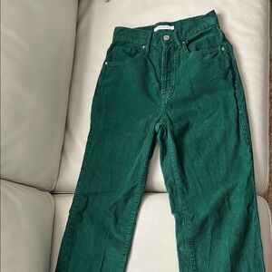 Green Corduroy Pants